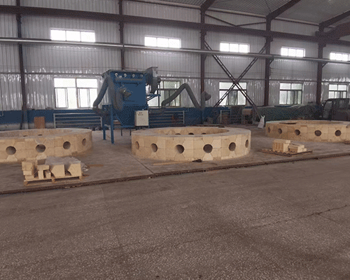 熱風(fēng)爐燃燒器組合磚，紅柱石磚